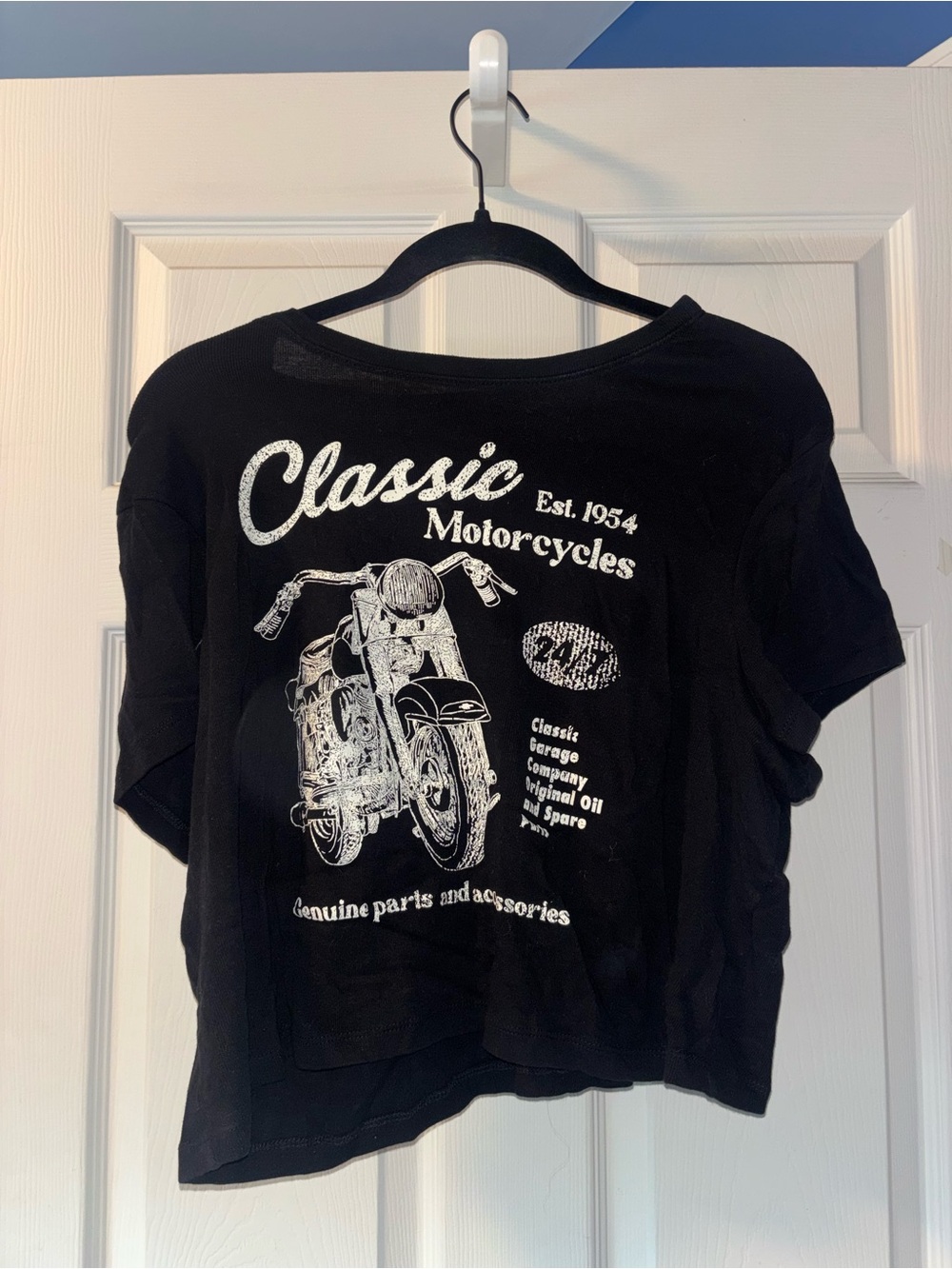 Classic Motorcycles Black Graphic Tee